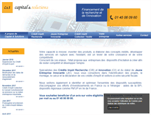 Tablet Screenshot of capitalsolutions.fr